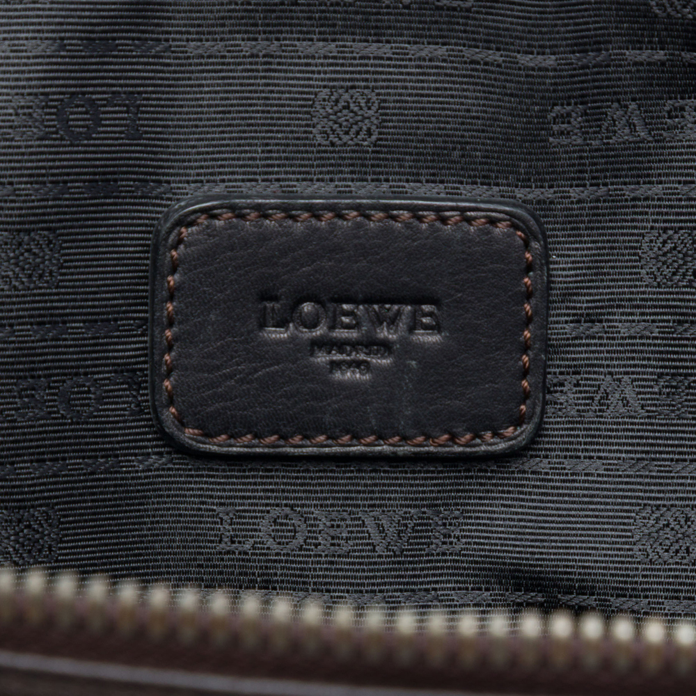 Pre-Loved LOEWE Leather Anagram Toledo Briefcase - Picture 5 of 6